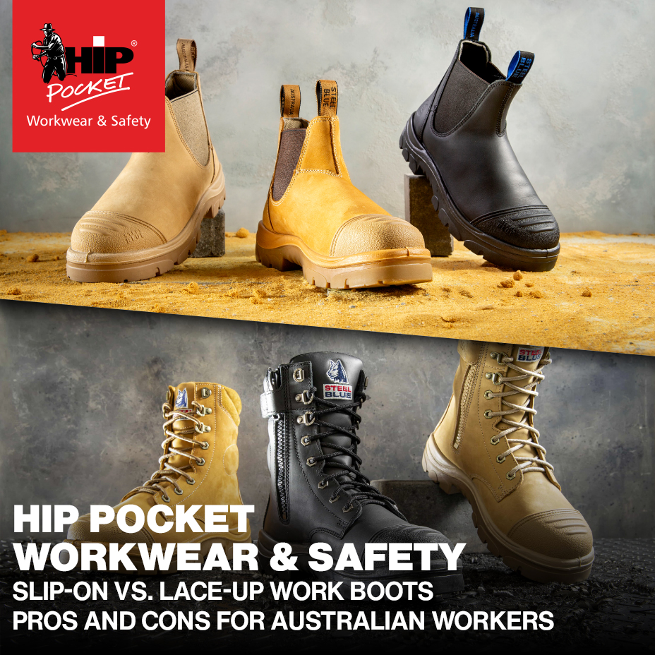 Slip-On vs. Lace-Up Work Boots: Pros and Cons for Australian Workers